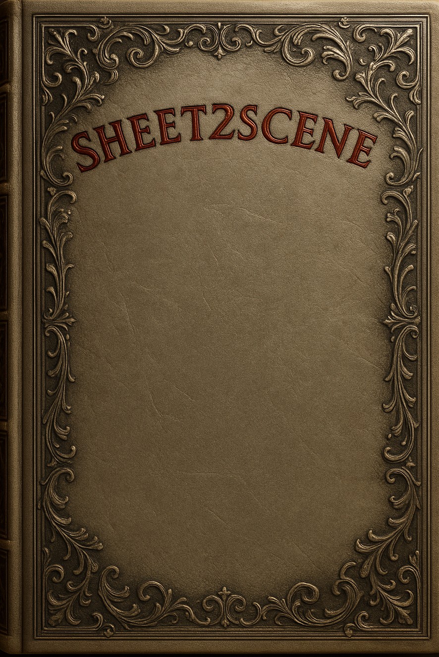Grimoire Sheet2Scene